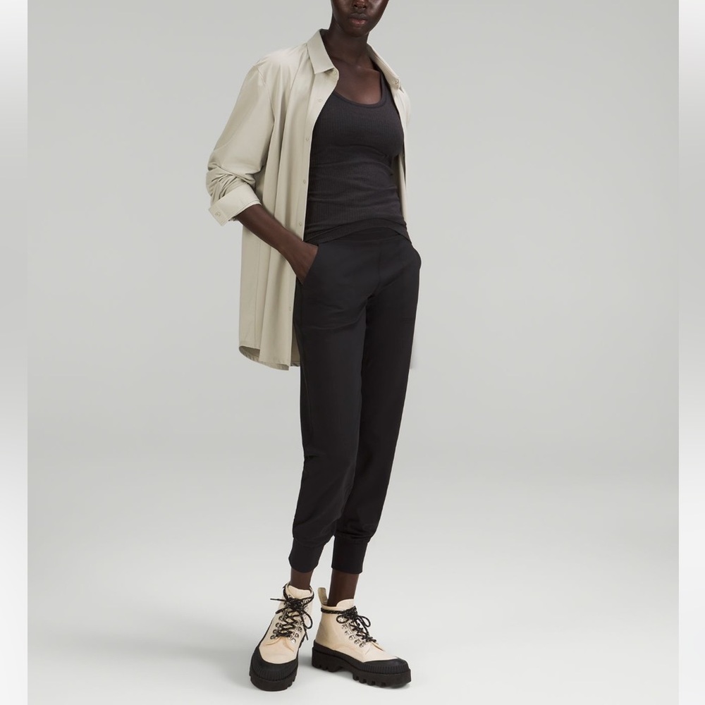 Lululemon High Rise Black Align Joggers Size 10 Bin 76
